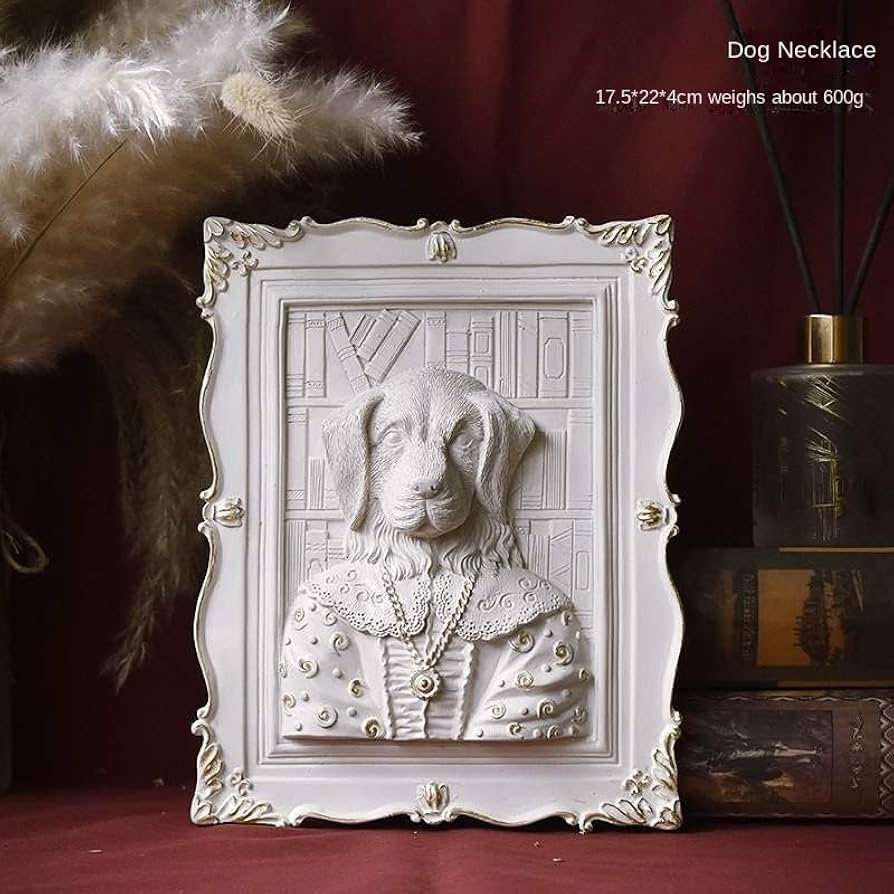 Amazon.co.jp: 装飾彫刻クリエイティブ 3D ステレオ レリーフ 動物樹脂