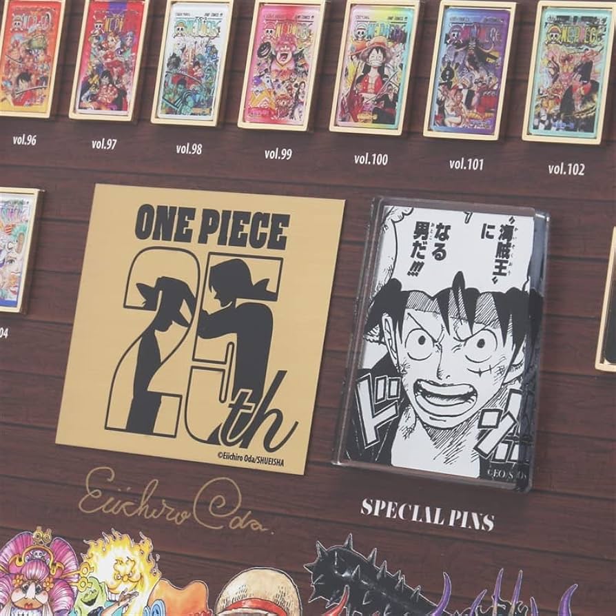 Amazon.co.jp: ONE PIECE ワンピース 連載25周年記念 額装ピンズセット
