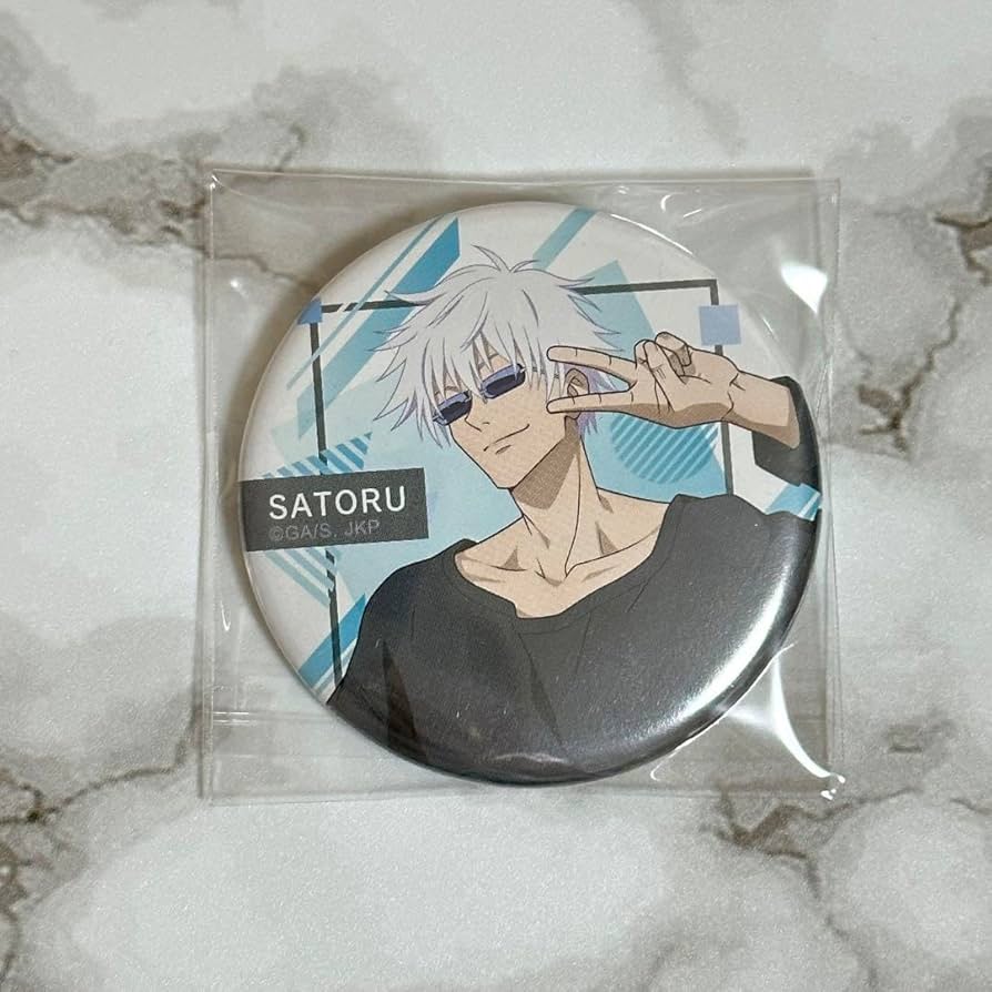 Amazon | 呪術廻戦 TOHO ピース 缶バッジ 五条悟 | バッジ | おもちゃ