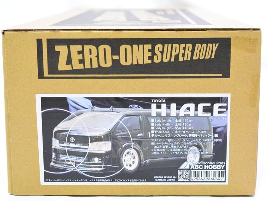 Amazon.co.jp: ABC 01スーパーボディ トヨタ ハイエース ラジコン