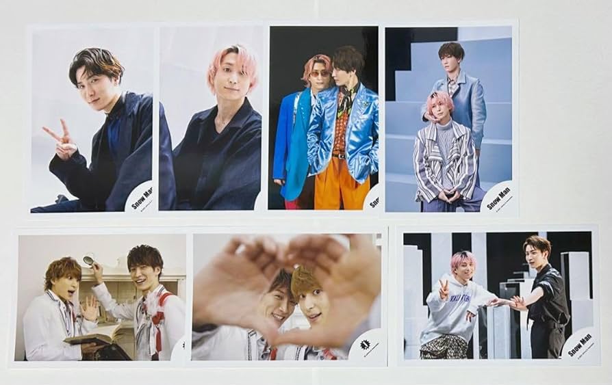 Amazon.co.jp: 渡辺翔太 佐久間大介 なべさく SnowMan 公式写真