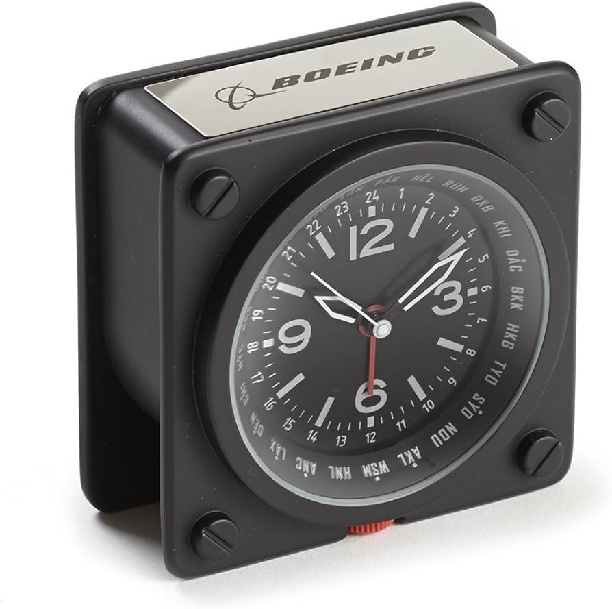 Amazon.co.jp: (ボーイング) BOEING ワールドタイム アラームクロック