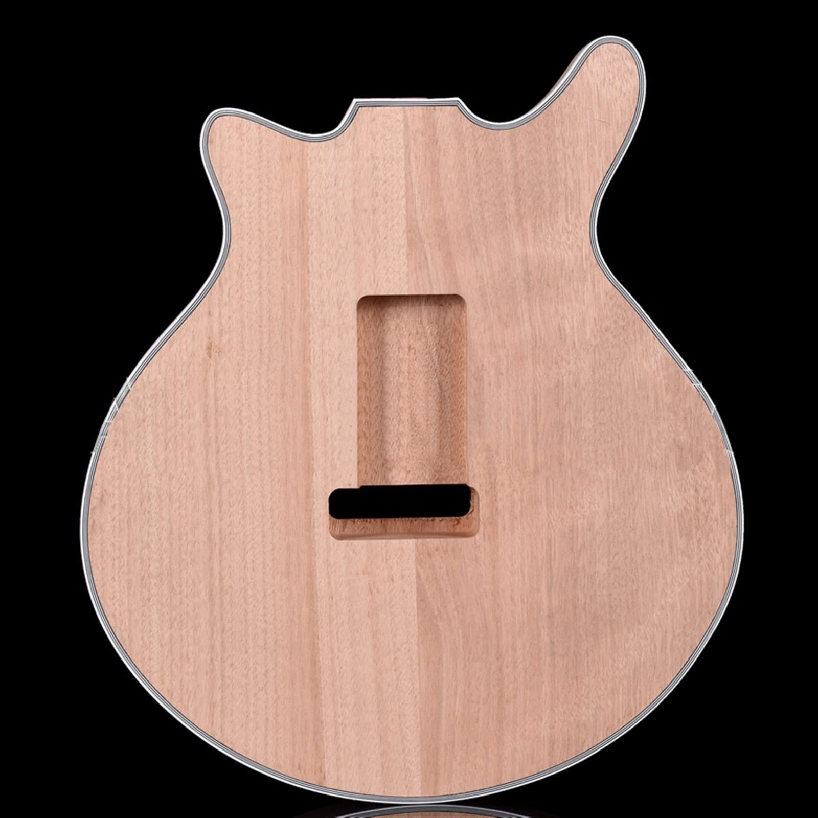 Amazon | DIY ギターキット DIY エレキギター マホガニーボディ