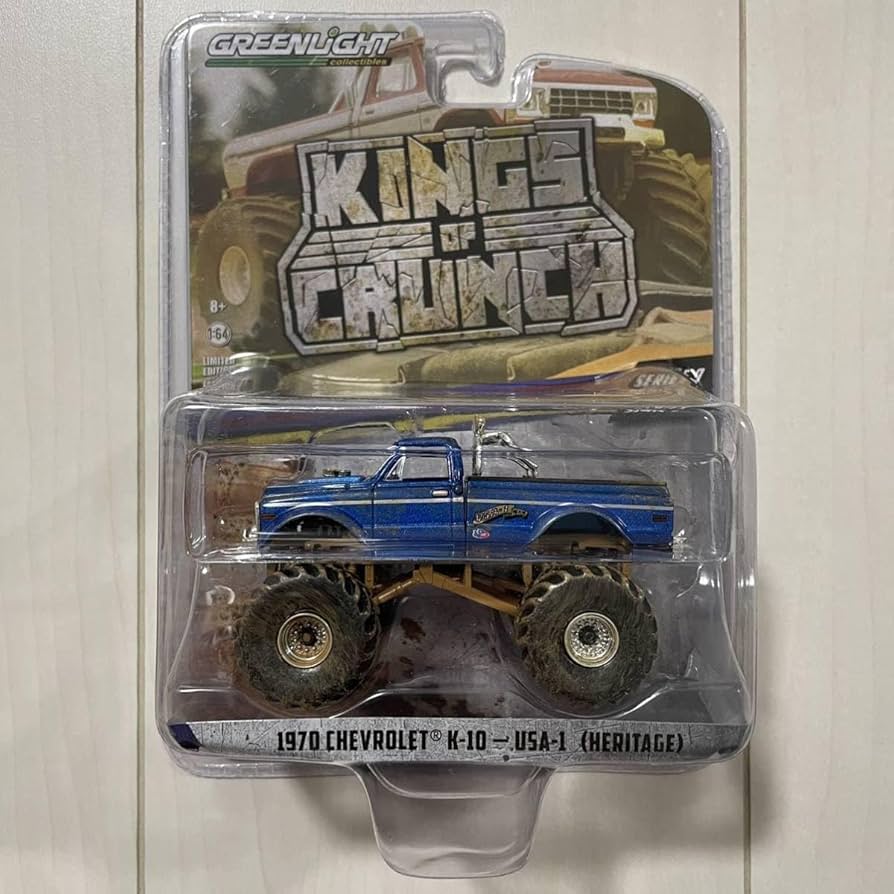 グリーンライトミニカー ビッグフット モンスタートラック トレーラー