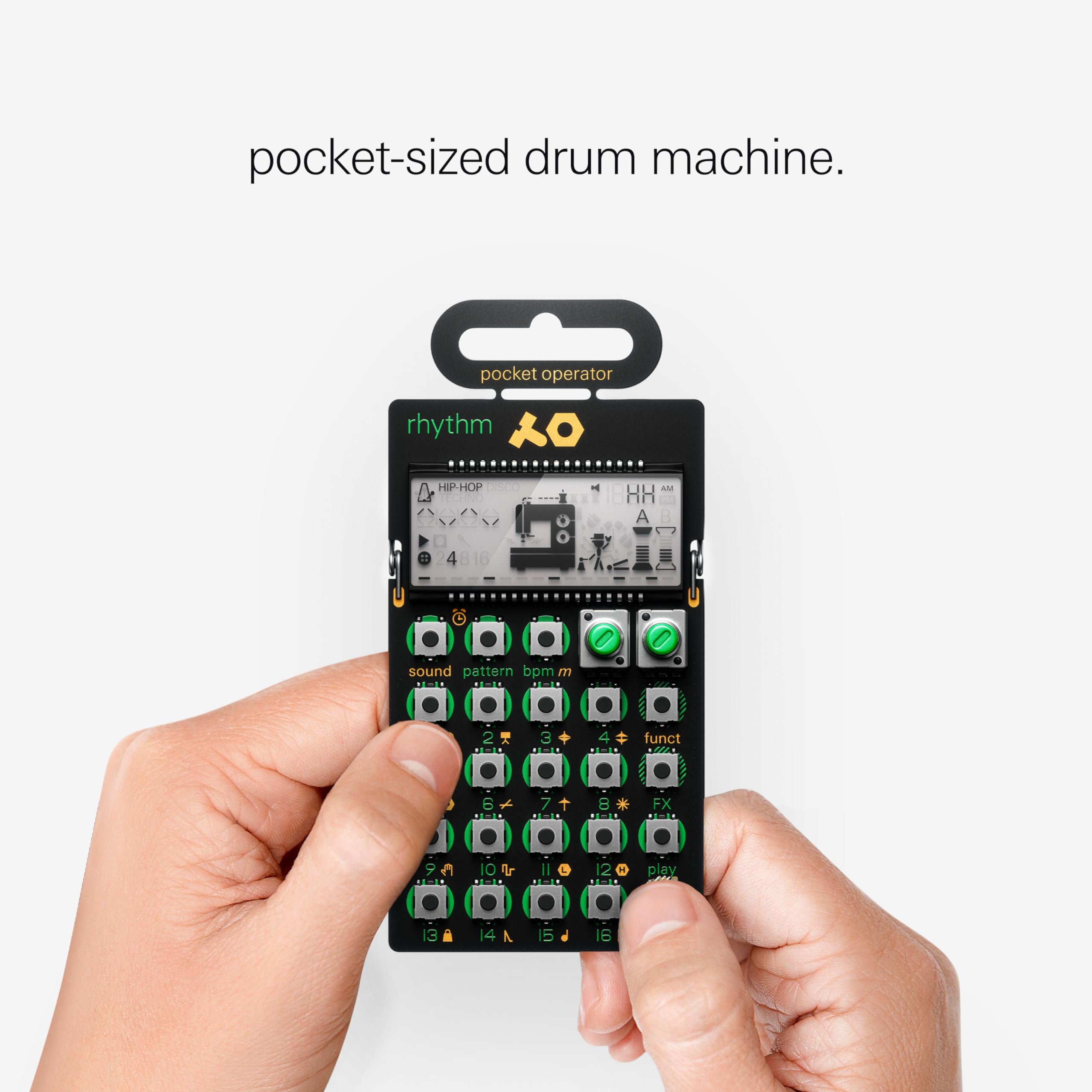 Amazon.com: teenage engineering pocket operator PO-12 rhythm, drum