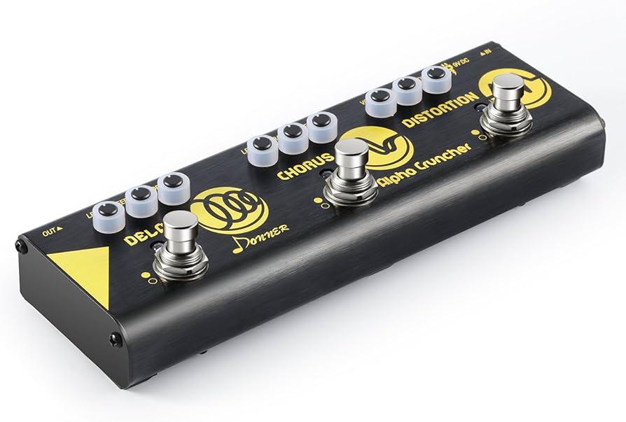 Amazon.co.jp: Donner マルチエフェクター ギター用 Alpha Cruncher
