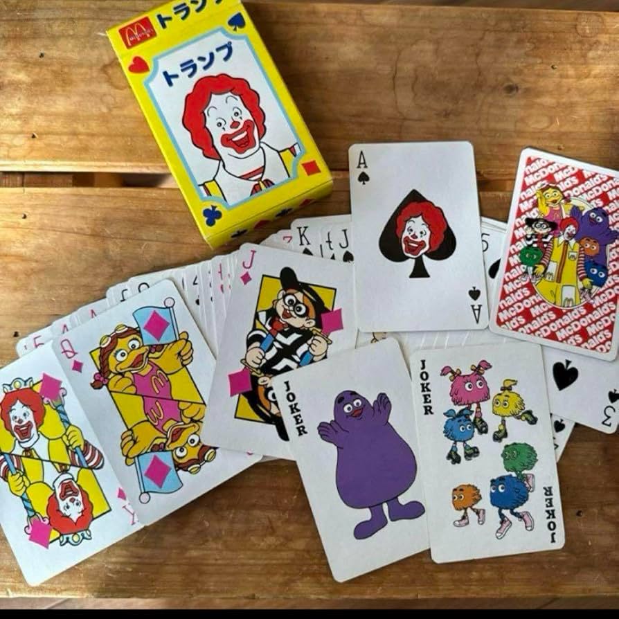 Amazon.co.jp: 貴重 レア マクドナルド ノベルティ トランプ