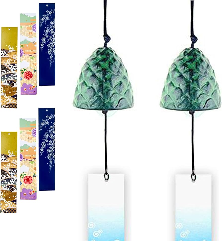 Amazon.co.jp: TattiOut 風鈴 鉄器 多種類から選べる 2セット 防水短冊