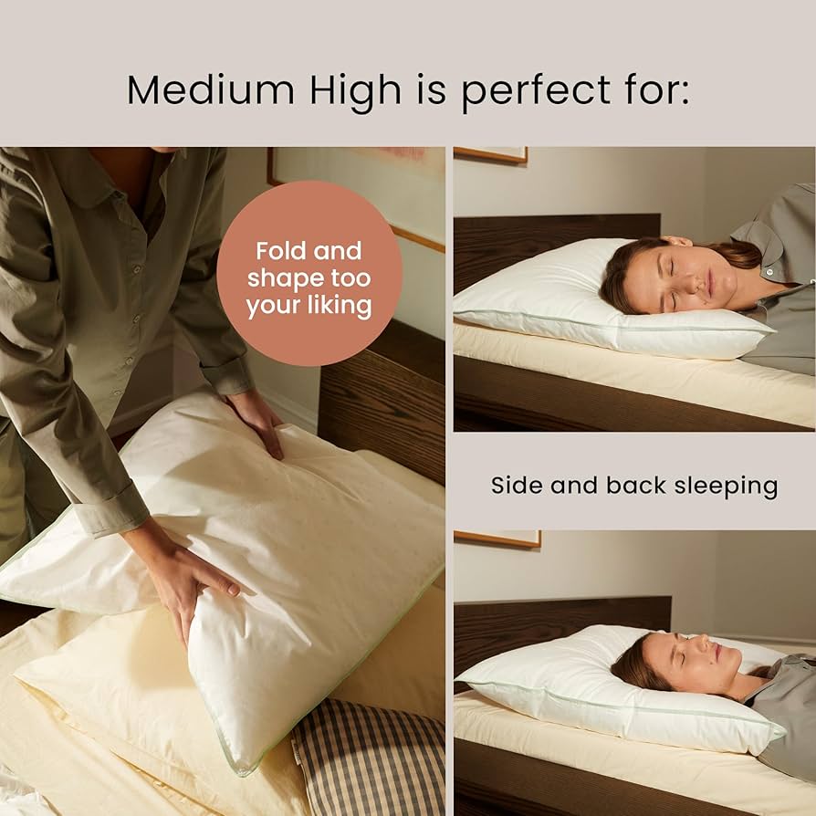 Amazon.com: FOSSFLAKES Nordic Sleep, Bed Pillow Hypoallergenic