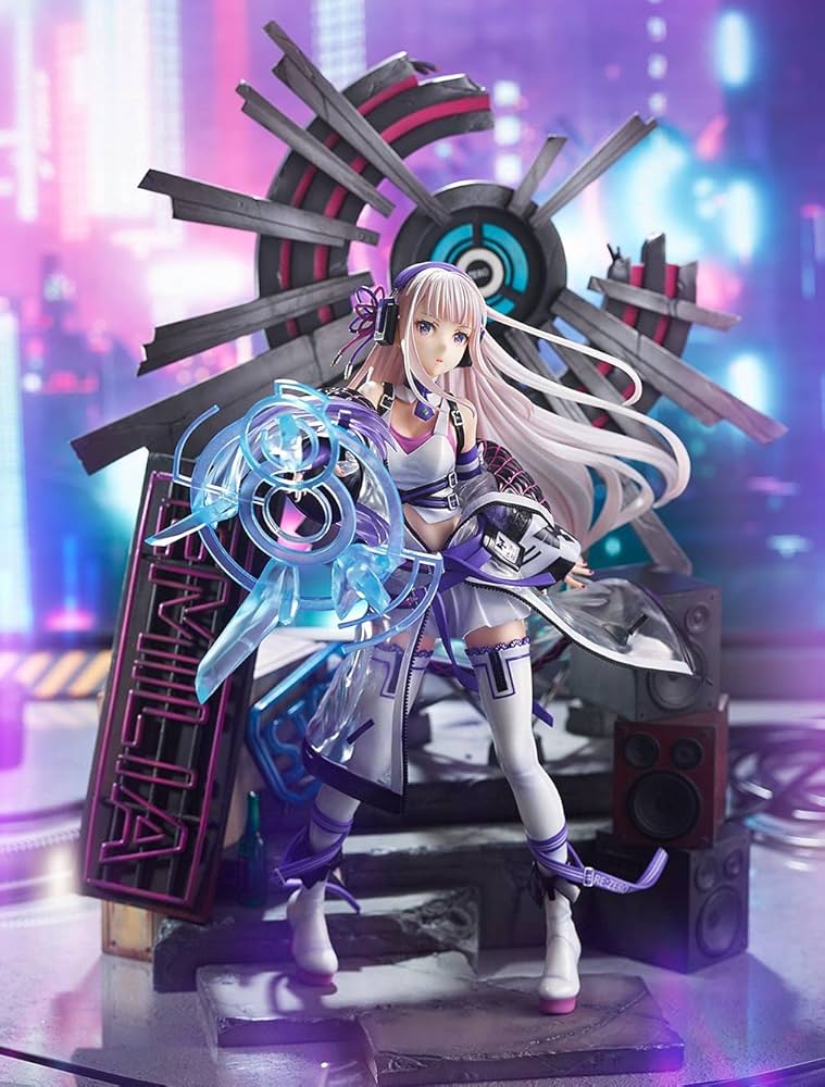 Amazon.co.jp: エミリア -Neon City Ver.- 1/7スケールフィギュア