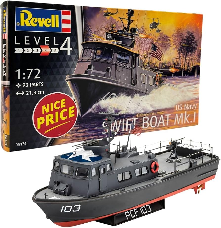 Amazon | ドイツレベル 1/72 アメリカ海軍 スウィフトボート Mk.I