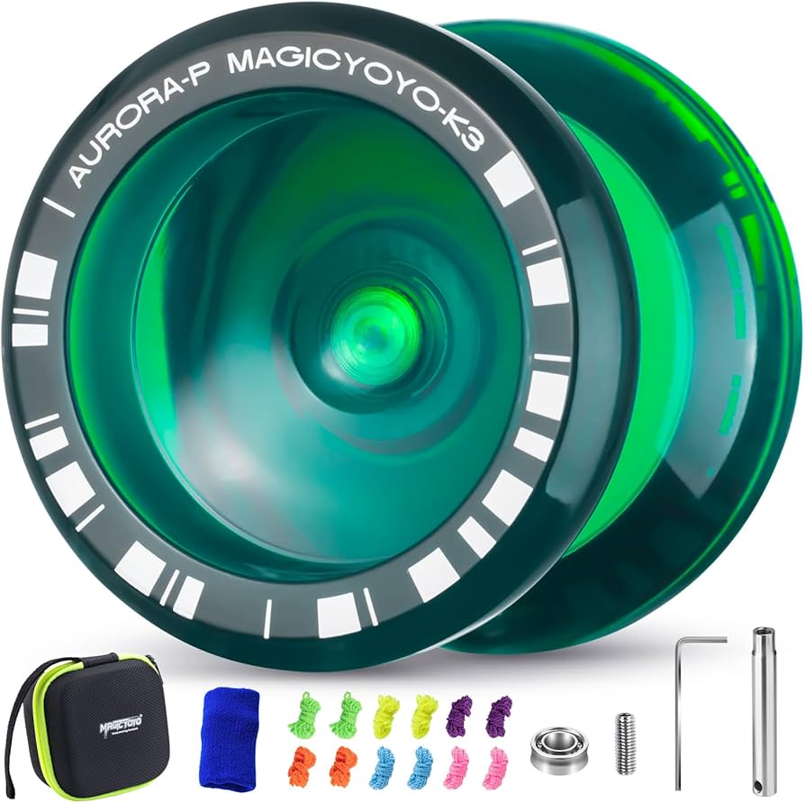 Amazon.com: MAGICYOYO Crystal Yoyo K3 Aurora-p, Responsive Yo-yo