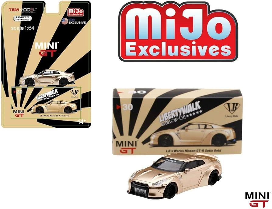 Mini GT Liberty Walk Works Sora Nissan GT-R R35 Type I Zero (Satin