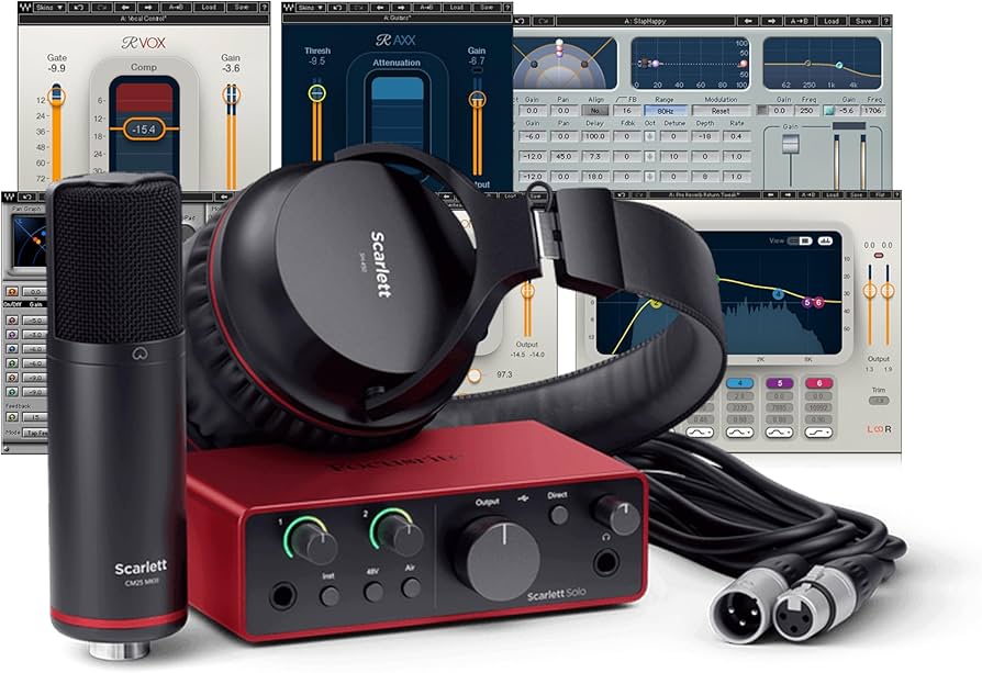 Amazon.co.jp: AudioDeluxe Focusrite Scarlett Solo Studio (第4世代
