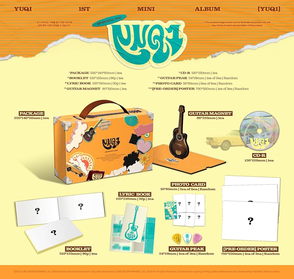 Amazon.co.jp: (G)I-DLE YUQI YUQ1 1st Mini Album CD+Booklet+Lyric