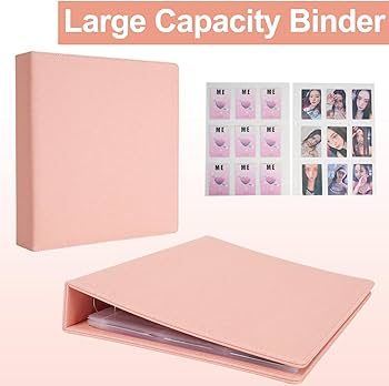 Amazon.com: CeyiJun Pink Moonlight A4 9 Pocket Extra Large Binder