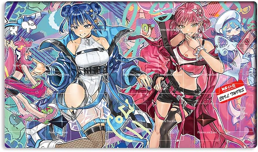 Amazon.com: New Mlikemat Playmat Evil Twins Ki-sikil & Lil-la TCG