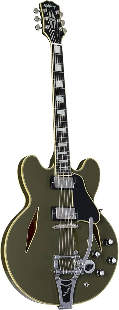 Amazon | Epiphone Shinichi Ubukata ES-355 Ver.02 Olive Drab エレキ