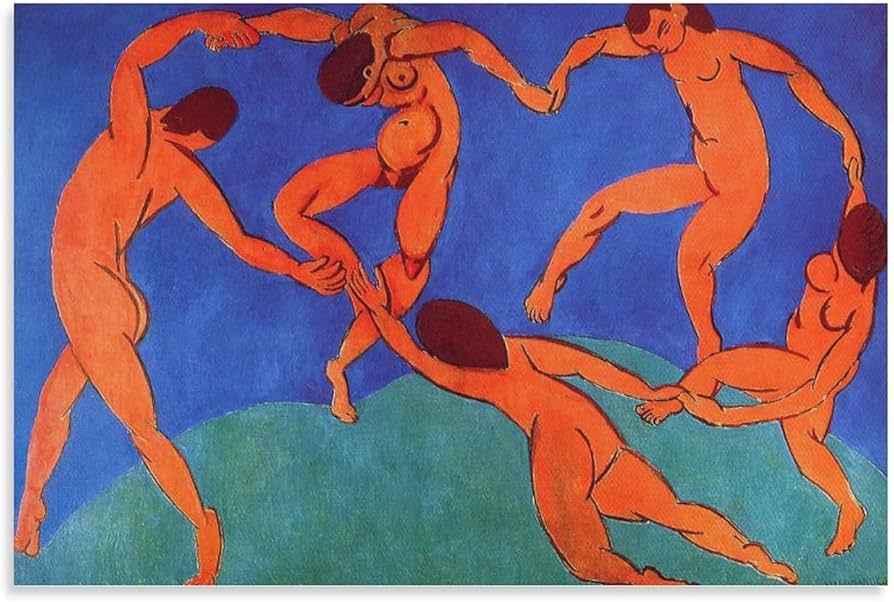 Amazon.co.jp: Henri Matisseアンリ・マティス《ダンス》ポスター