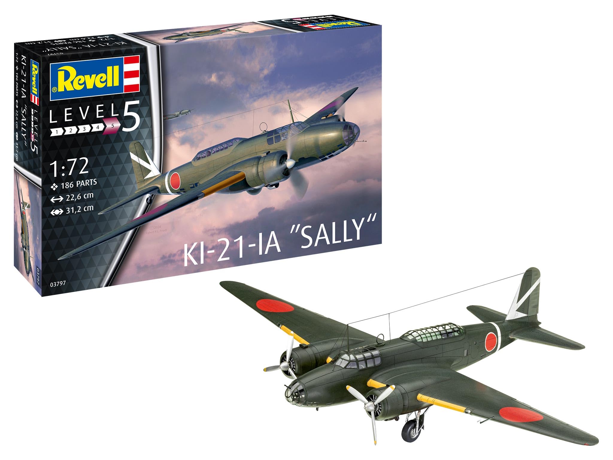 Amazon | ドイツレベル 1/72 日本陸軍 Ki-21-Ia 九七式重爆撃機