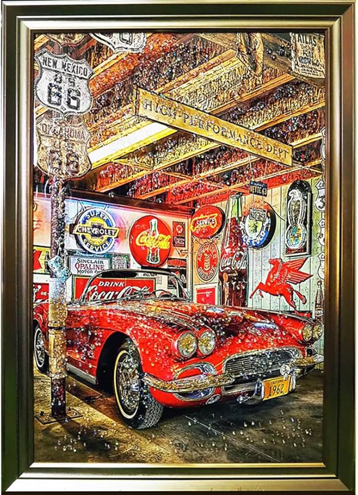 Amazon.co.jp: クリスタルアート シカゴ363 アートパネル 47x67cm 写真