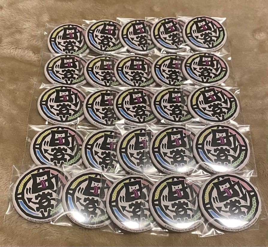 Amazon.co.jp: 日常組 ZOZOTOWN 缶バッジ ロゴ クロノア ぺいんと しに