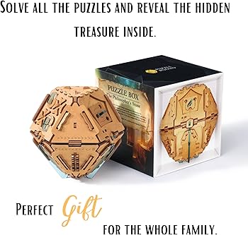 Amazon | Puzzle Potato - 哲学者の石 - 脱出部屋ゲーム - 木製パズル
