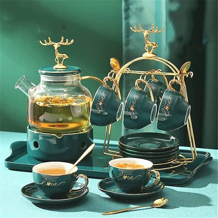 Amazon｜フルーツガラスティーポットキャンドル加熱ティーセラミック