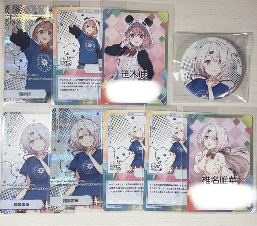 Amazon.co.jp: 笹木咲 椎名唯華 にじフェス コレクションカード+缶