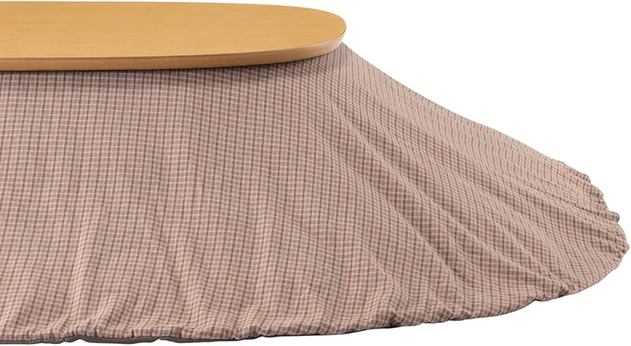 Amazon.co.jp : 無印良品 フランネルこたつふとん ブラウンチェック 大