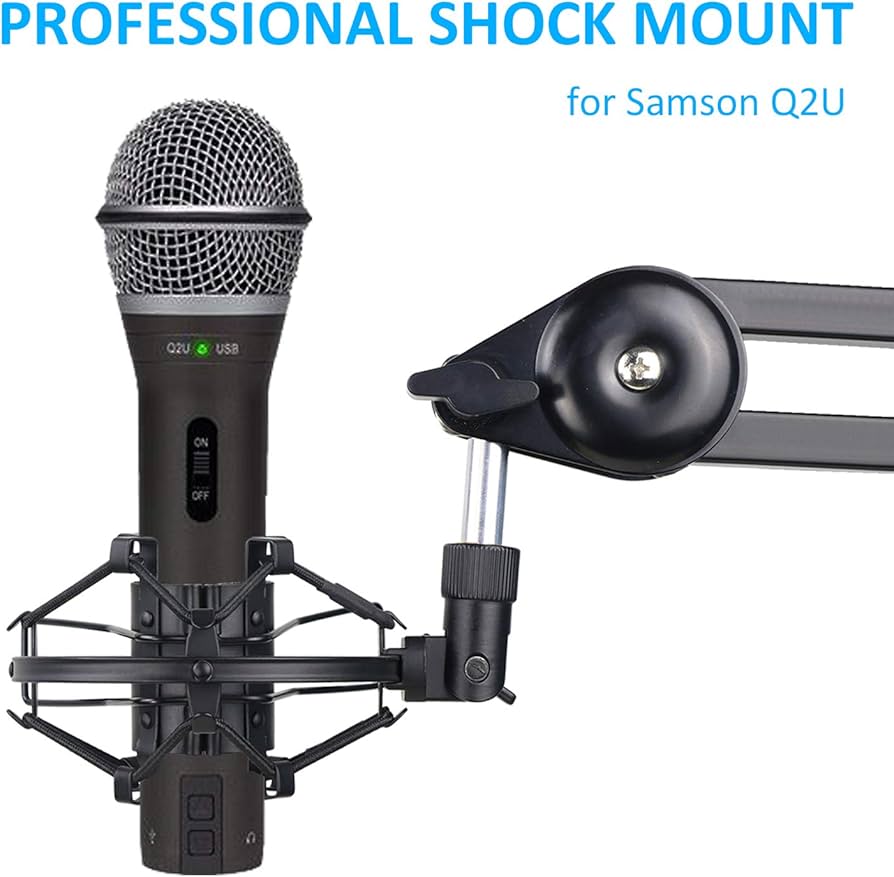Amazon | SUNMON Q2U USB/XLR マイクショックマウントホルダー 振動と