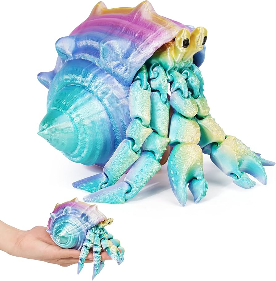 Amazon.com: SHUWND 3D Printed Hermit Crab Fidget,3D Printed