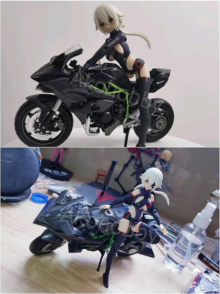 Amazon.co.jp: [完成品] 1/12 バイク カワサキ ニンジャ 朱羅 弓兵 絆
