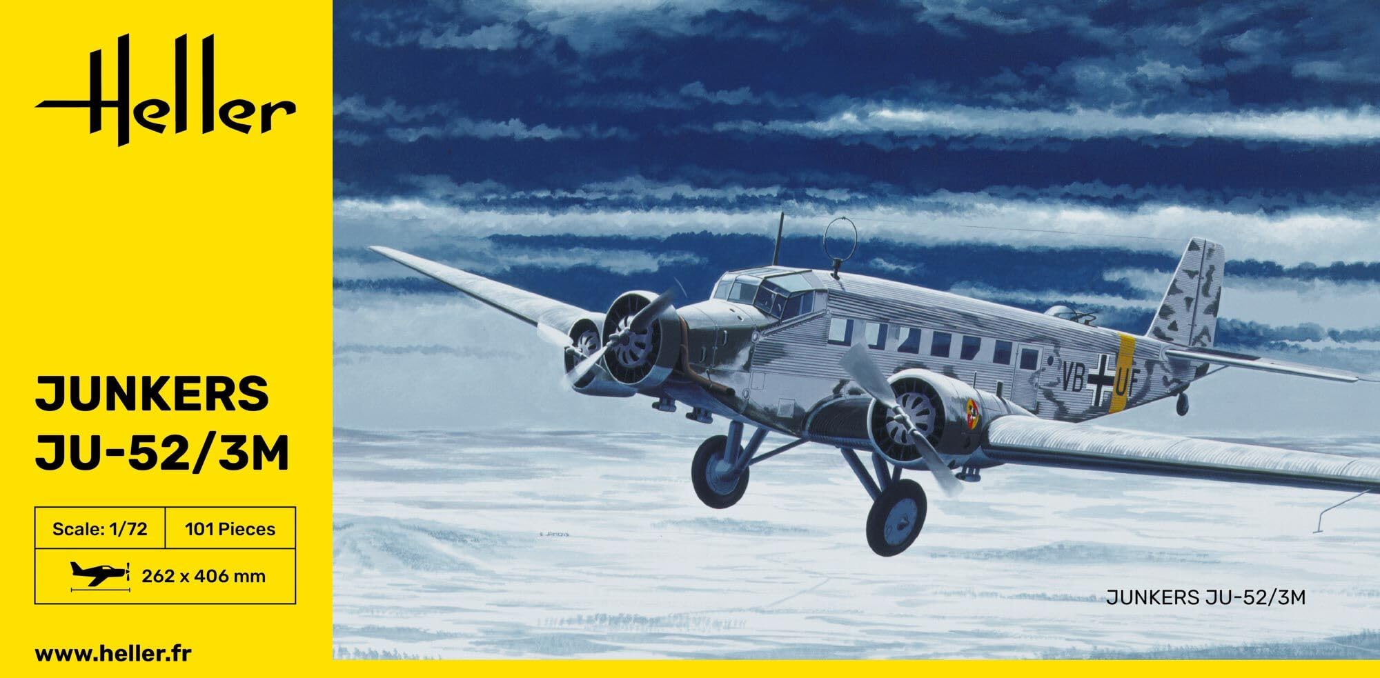 Amazon.com: Heller Junkers JU 52/3M Airplane Model Building Kit