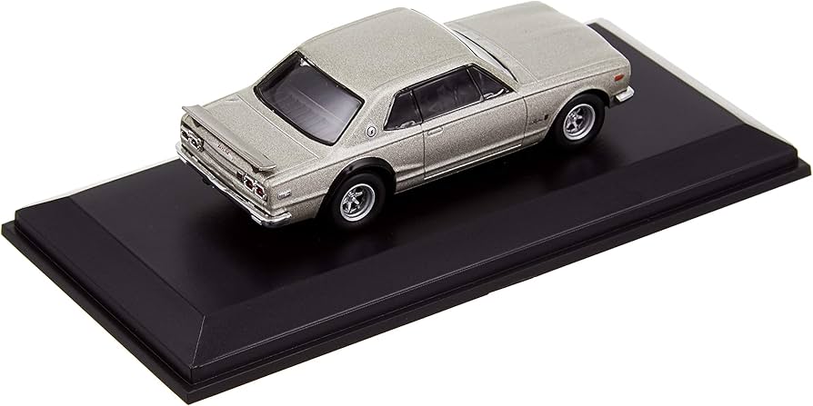Kyosho 1/64 Nissan Skyline 2000 GT-R KPGC10 Silver Finished