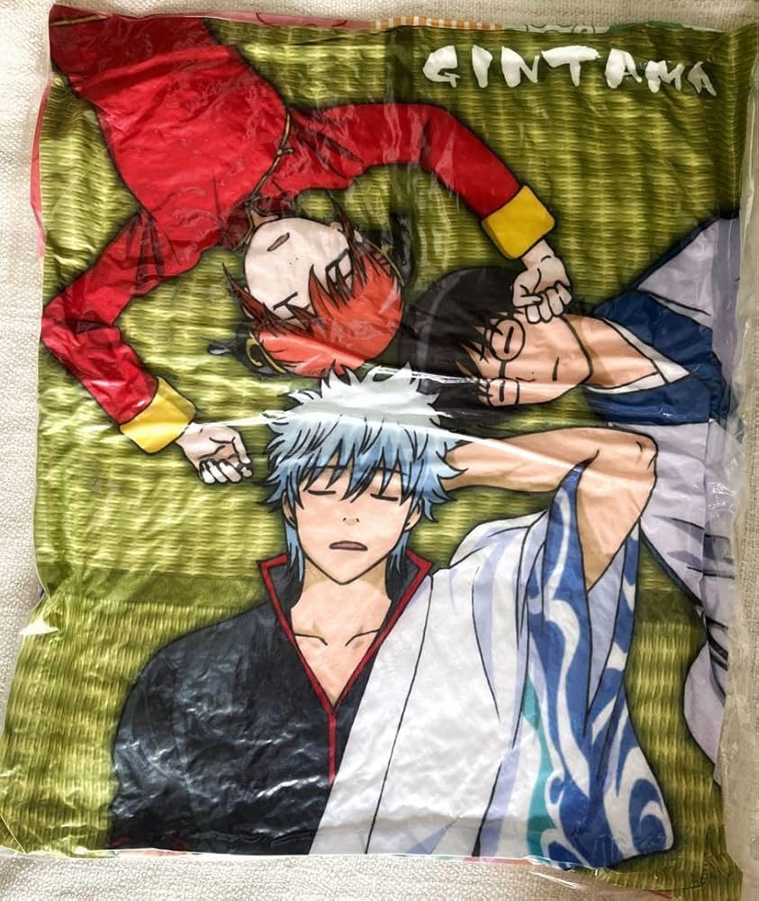 Amazon.co.jp: 銀魂 アニくじ クッション 万事屋 坂田銀時 神楽 新八