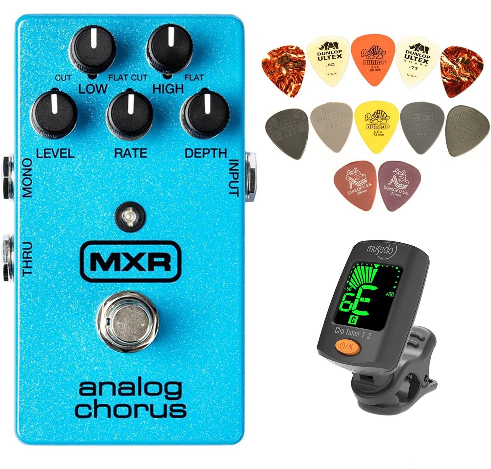 Amazon.com: MXR M234 Analog Chorus Effects Pedal Bundle w