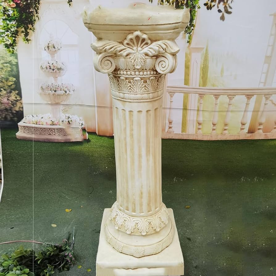 Amazon.co.jp: [KMBIGNK] コラムスタンド 花台 屋外 アンティーク