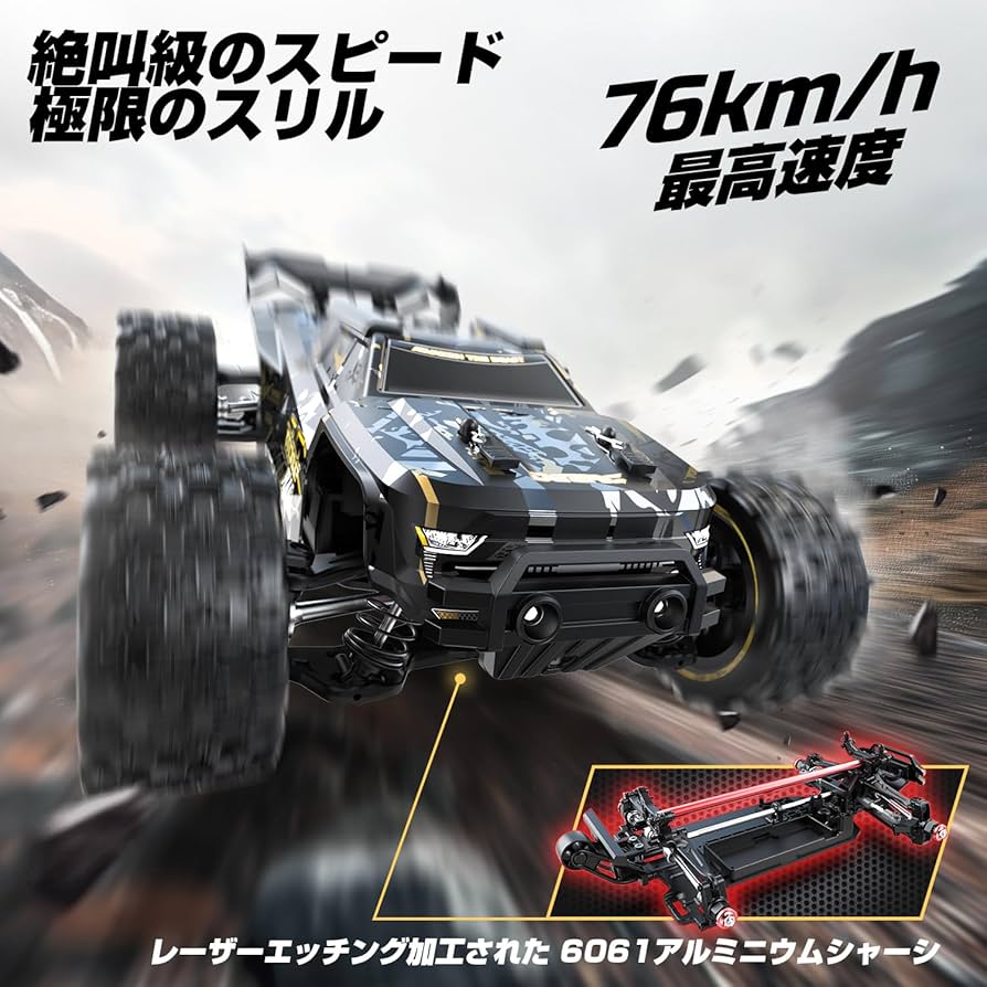 Amazon.co.jp: DEERC Radio Control Off-Road RC Car for Adults High