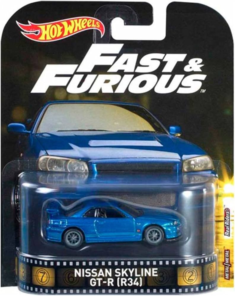 Amazon | ホットウィール日産スカイラインGT-R（R34）レトロ2017新