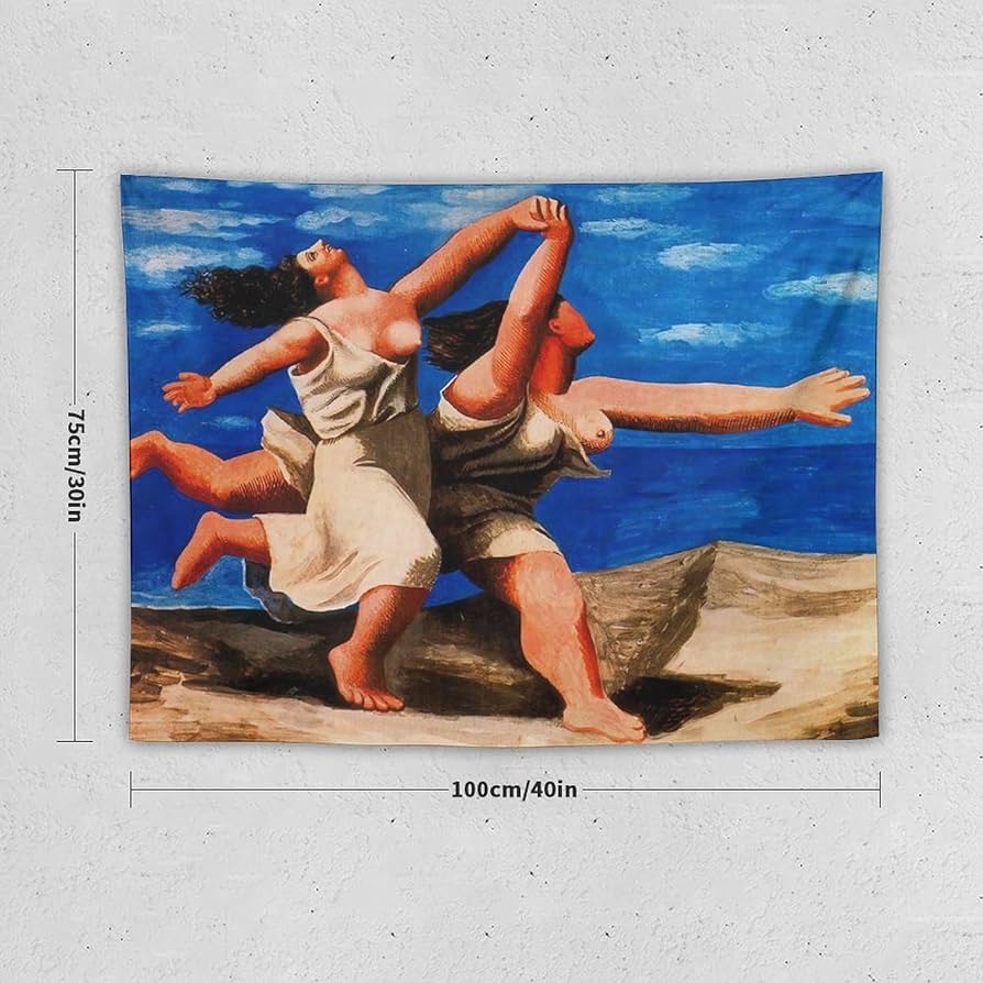 Amazon.co.jp: Pablo Picasso パブロ・ピカソ (ビーチを走る二人の女性