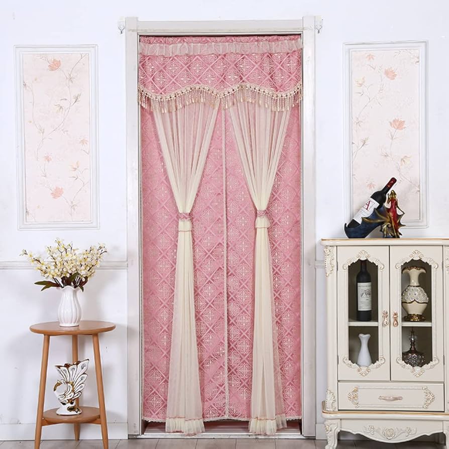 Amazon｜[dhiuebc] のれん 暖簾 姫系 おしゃれ ロング レースカーテン