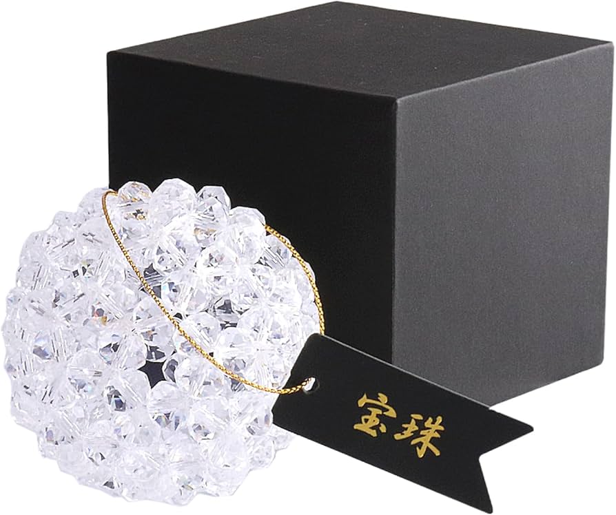 Amazon.co.jp: 宝珠 天然石 水晶 5A フラーレン 10mm 神聖幾何学