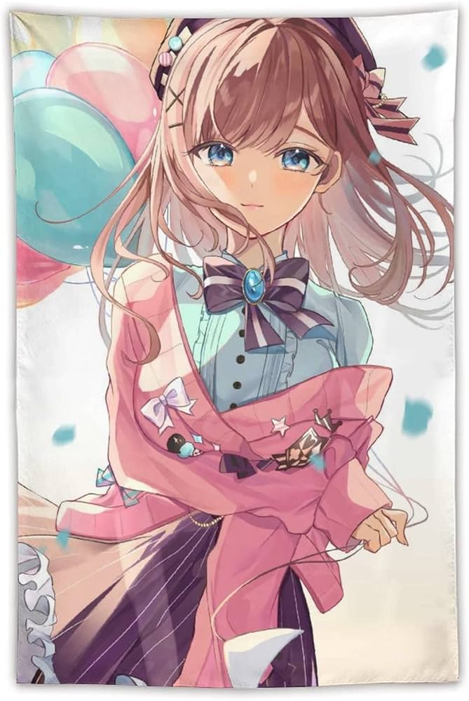 Amazon.co.jp: タペストリー 萌え キャラクター柄 VTuber バーチャル