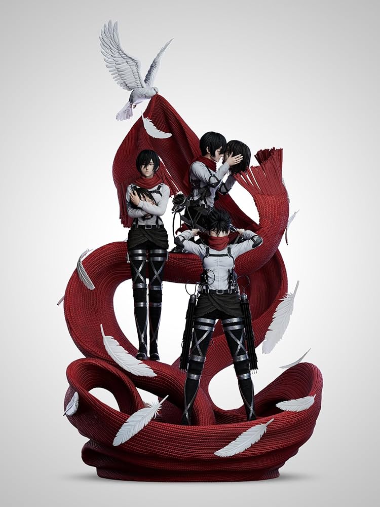 Amazon.co.jp: ミカサ・アッカーマン エレン・イェーガー フィギュア 1