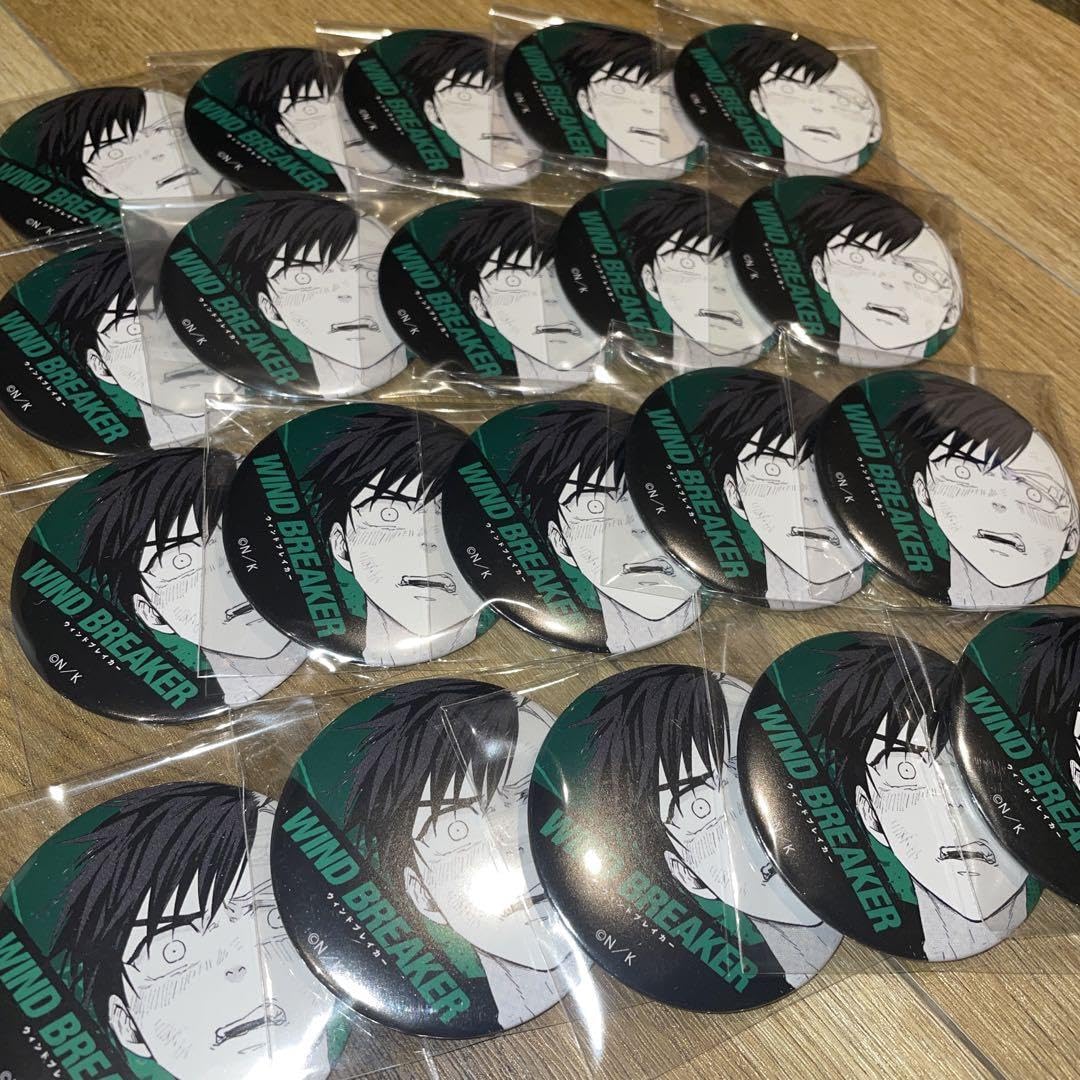 Amazon | WIND BREAKER ウィンブレ 照れ顔 缶バッジ 桜遥 | バッジ