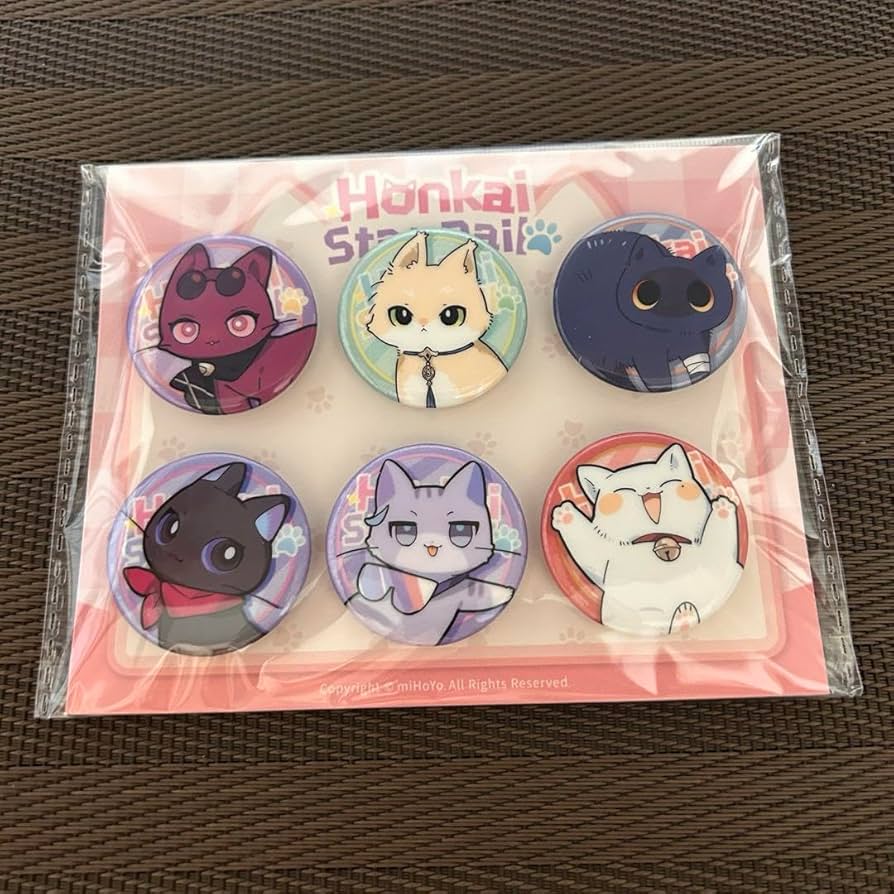 Amazon.co.jp: 崩壊スターレイル ちびネコシリーズ 特典 缶バッジ