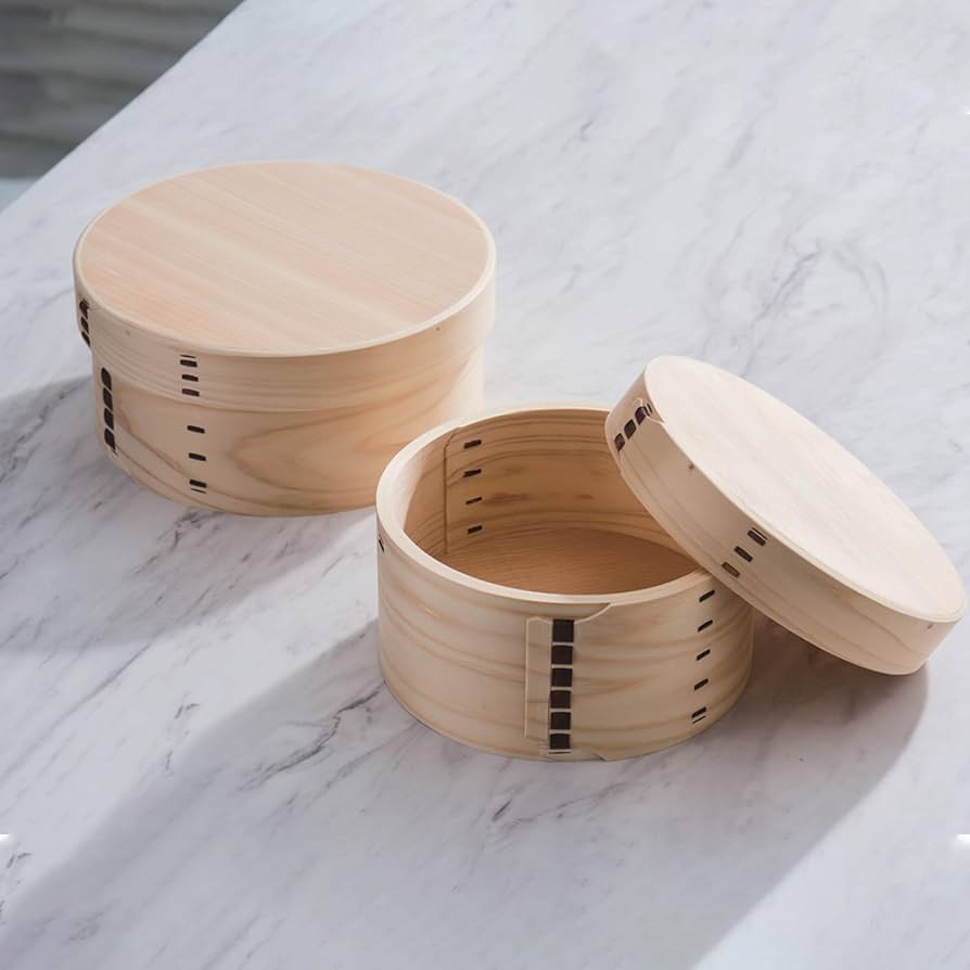 Amazon｜にちにち道具 曲げ輪のおひつ 6寸 電子レンジ可 日本製