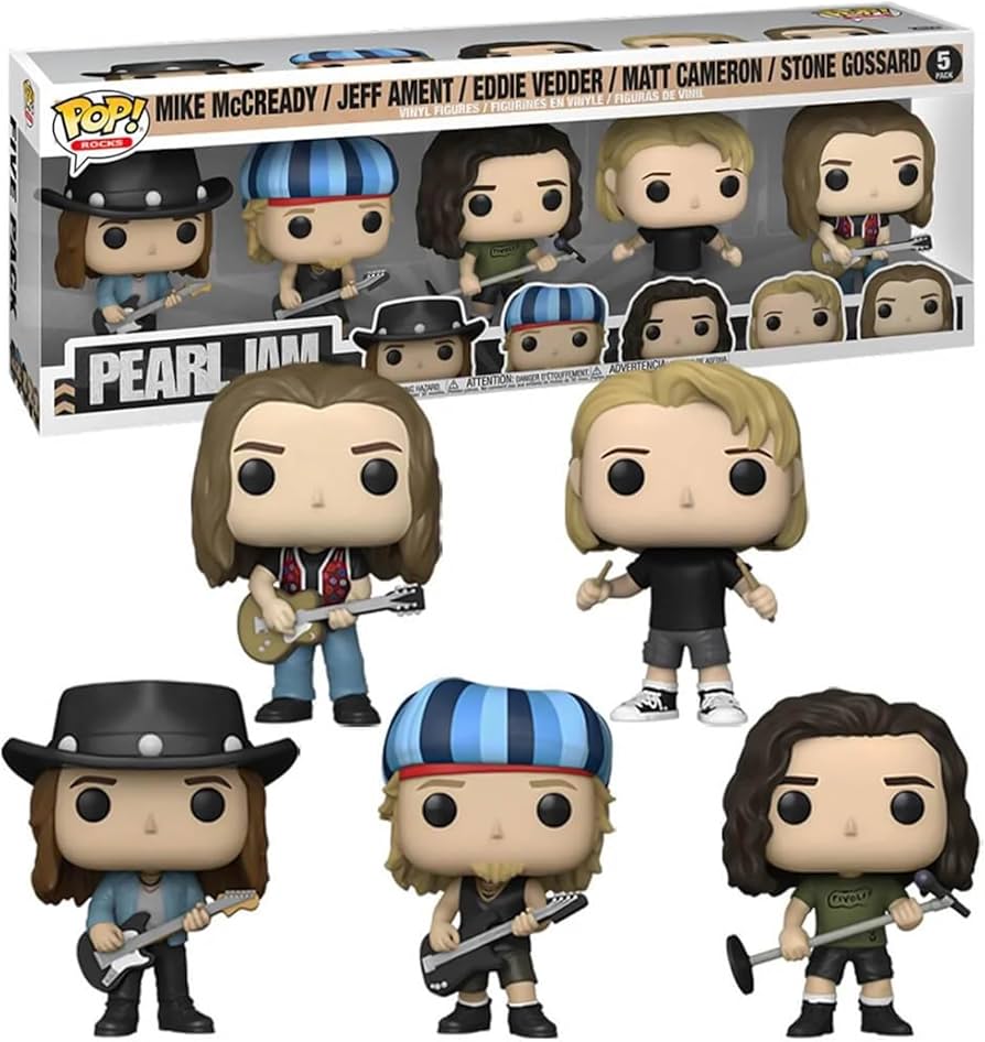 Amazon.com: Funko Pearl Jam POP Rocks Vinyl Figure 5-Pack : CDs