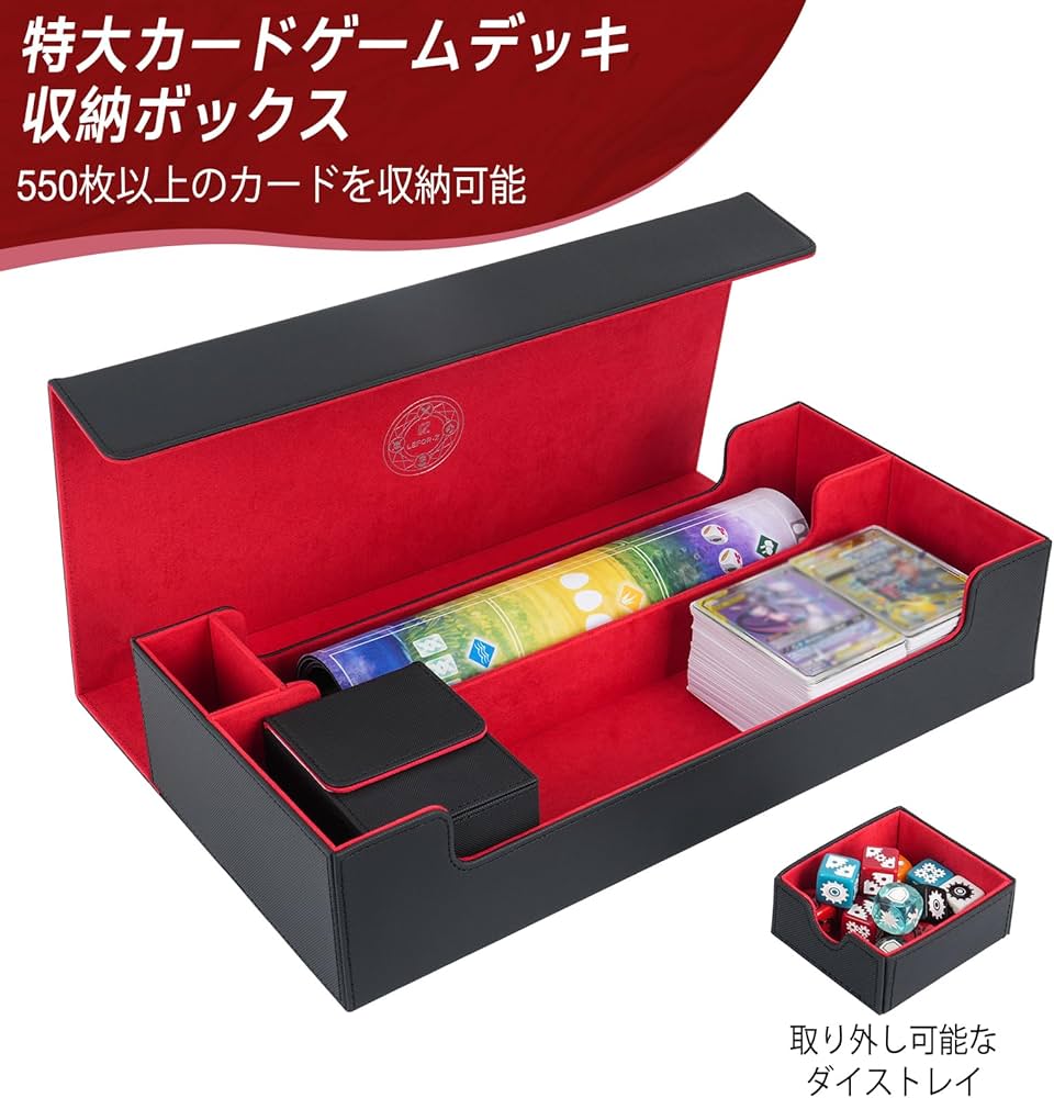 UCG プレイマット スリーブ デッキケース 赤 白 UCG プレイマット